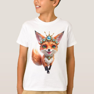 Starlit Fox of the Moonlit Meadows. T-Shirt