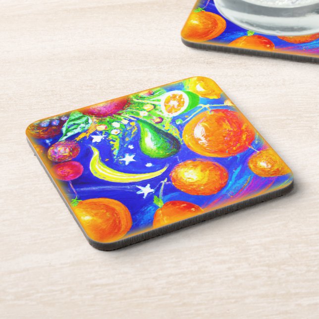 Starlit Fruit Basket. Buy Now Coaster (Left Side)