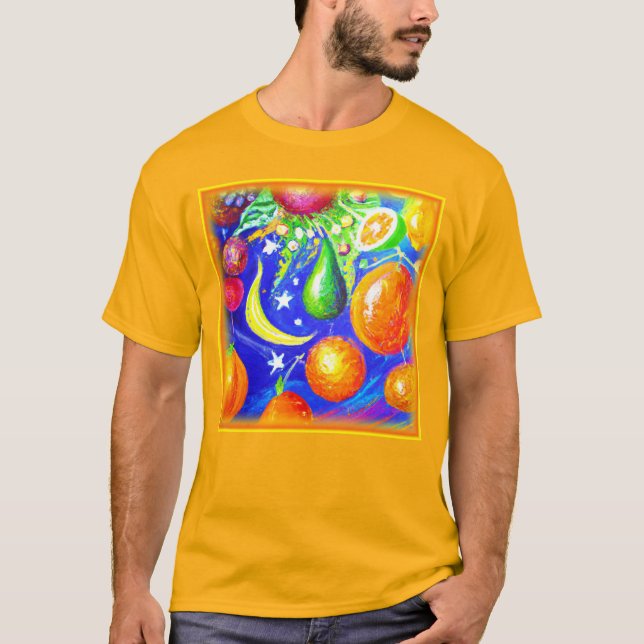 Starlit Fruit Basket. Buy Now T-Shirt (Front)