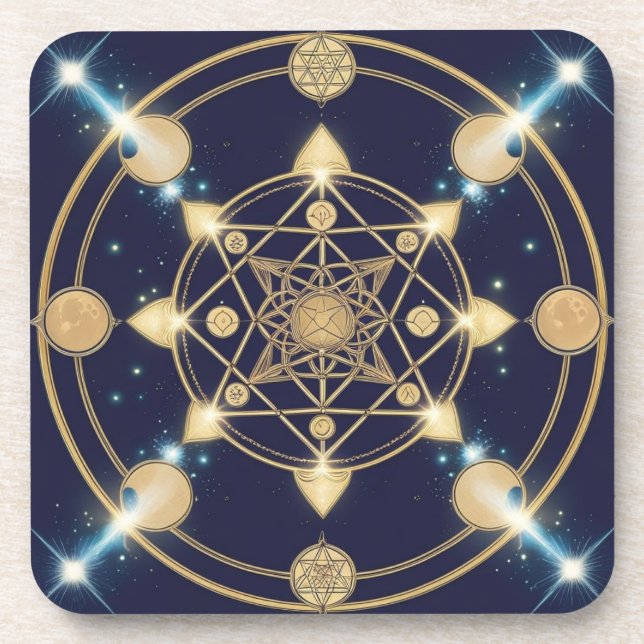 Starlit Geometry – The Code of Infinity Coaster (Front)