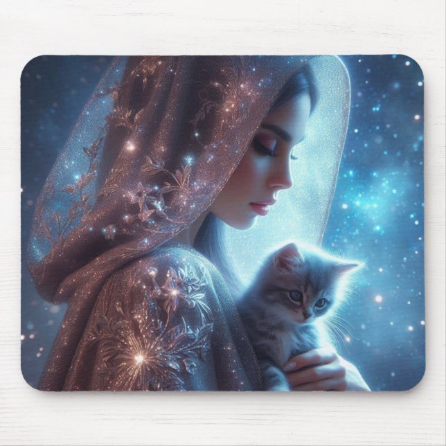 Starlit Guardian Mouse Pad (Front)