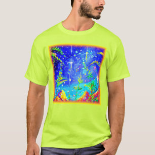 "Starlit Jungle" Cute Painting. Buy Now T-Shirt