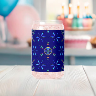 Starlit Kaleidoscope Can Glass