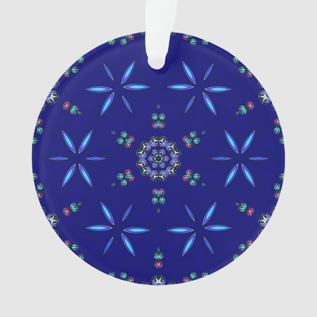 Starlit Kaleidoscope  Ornament (Front)