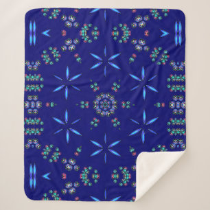Starlit Kaleidoscope Sherpa Blanket