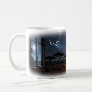 Starlit Longing Across Silent Distance Mug