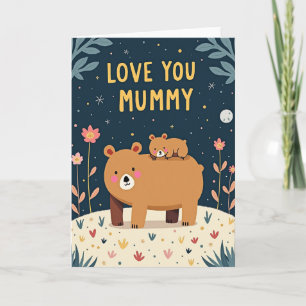 Starlit Mothers Day Love Card