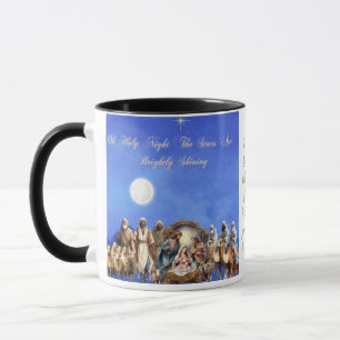 Starlit Nativity: Oh Holy Night- Mug