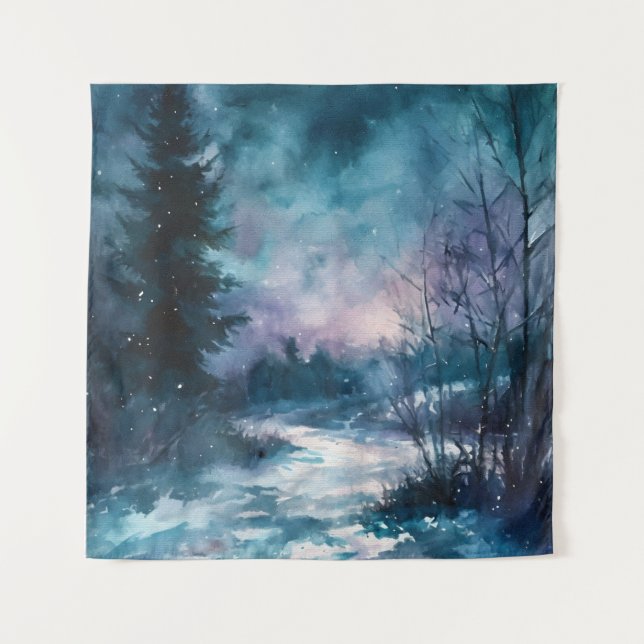 Starlit Path Through the Frost Tapestry (Front)