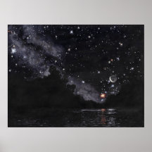 Starlit River Awaiting Scorpio: Large Print