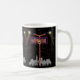 Starlit the New Year: A Youthful and Vibrant Coffee Mug