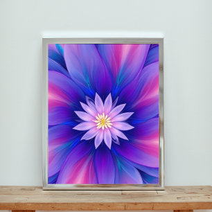Starlit Water Lily in Tranquillity Photo Print
