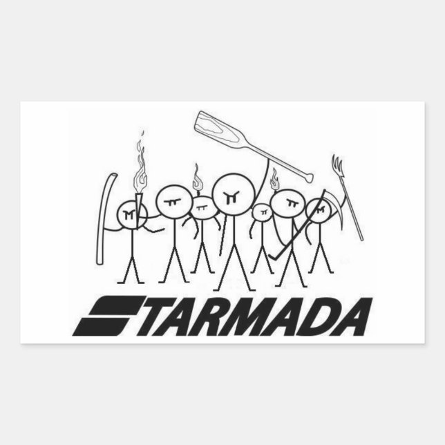 Starmada gear rectangular sticker (Front)