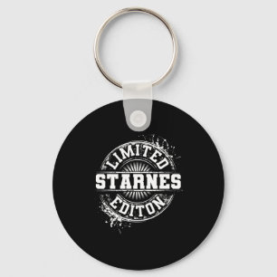 Starnes Funny Surname Family Tree Birthday Gift  Key Ring
