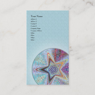 Starquake Mandala • Vertical Business Card