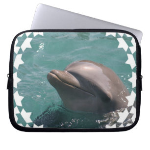 Starring a Dolphin Laptop Sleeve