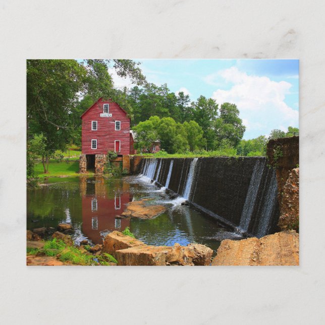 Starr's Mill Dam Postcard (Front)