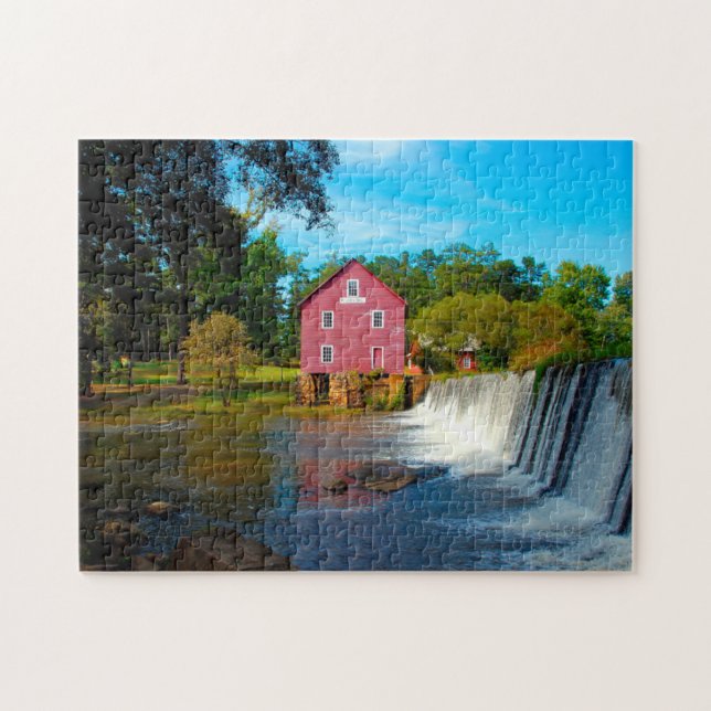 Starr's mill Georgia. Jigsaw Puzzle (Horizontal)