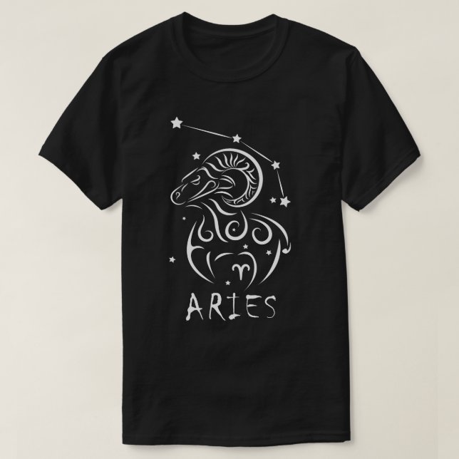 Starry Aries  T-Shirt (Design Front)