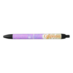 Starry Beach  Black Ink Pen