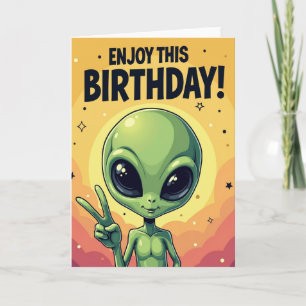 Starry Being Birthday Card