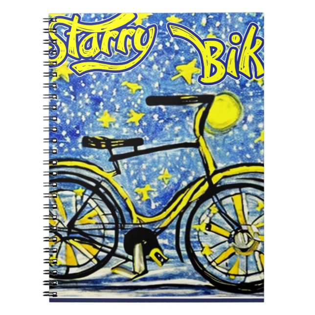 Starry Bike Notebook (Front)