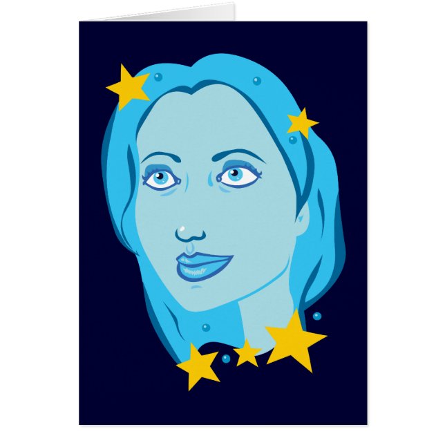 Starry Blue Girl (Front)