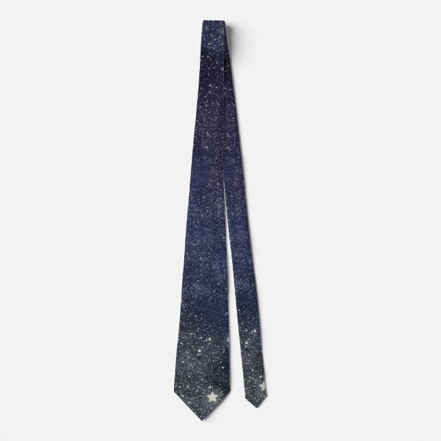 Starry Blue Sky Tie (Front)