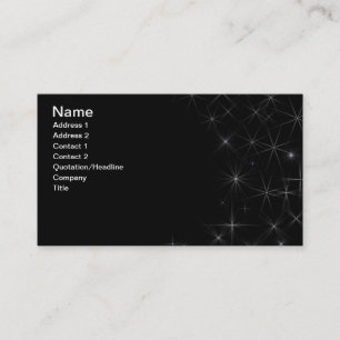 Starry business card