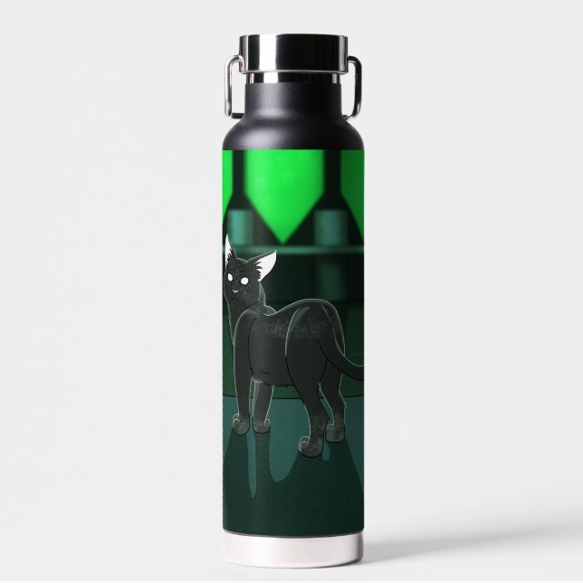 Starry Cat Water Bottle (Front)