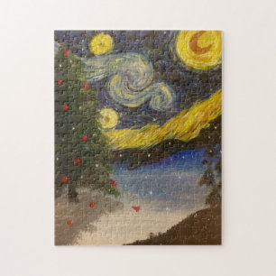 Starry Christmas Night Puzzle