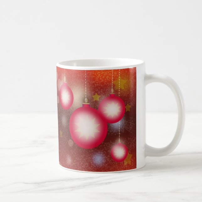 Starry Christmas Ornaments Coffee Mug (Right)