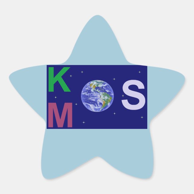 Starry cosmos star sticker (Front)