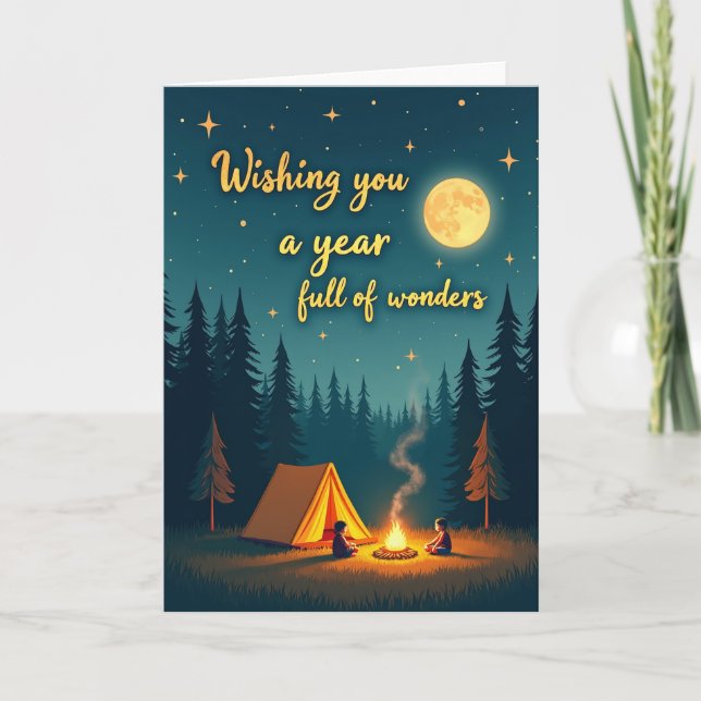 Starry Dream Birthday Card (Front)