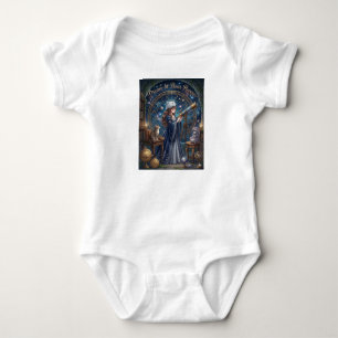 Starry Dreams: Magical Nursery & Kids Art Baby Bodysuit