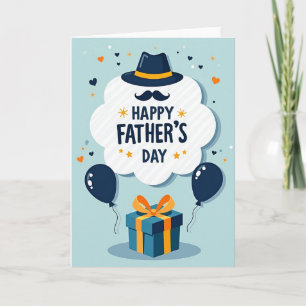 Starry Fathers Day Cloud Card