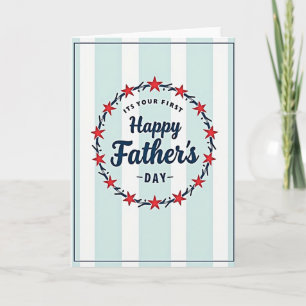 Starry Fathers Day Message Card