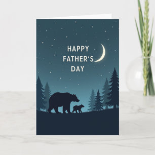 Starry Fathers Day Stroll Card