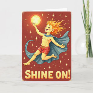 Starry Flight Birthday Card