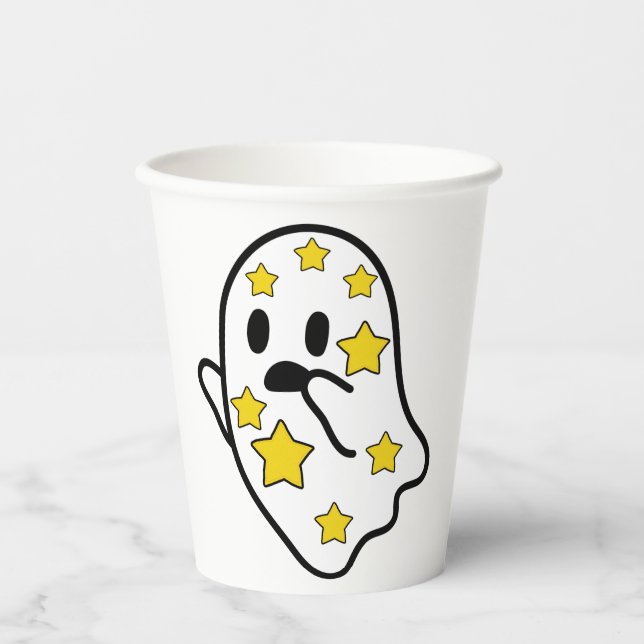 Starry Ghost  Paper Cups (Front)