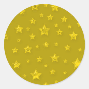 Starry Gold Sticker