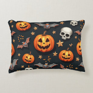 starry halloween decorative cushion