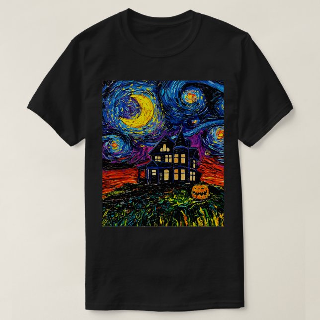 Starry Haunting T-Shirt (Design Front)