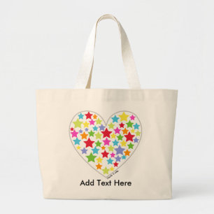 Starry Heart Tote Bag