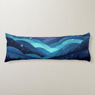Starry Hills Night Body Cushion