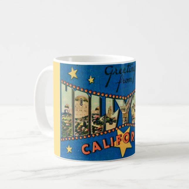 Starry Hollywood California Mug (Front Left)