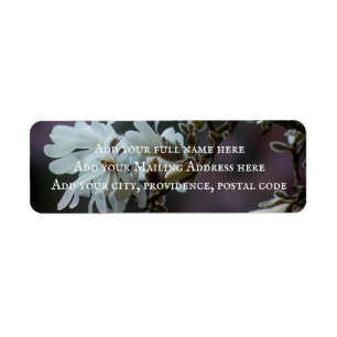 Starry Magnolia 5780 Return Address Label