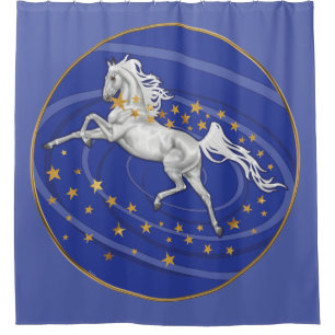 Starry Mare Shower Curtain