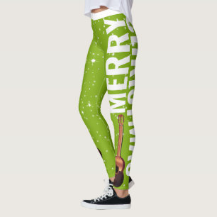 Starry Merry Christmas Marac and Cuatro (editable) Leggings