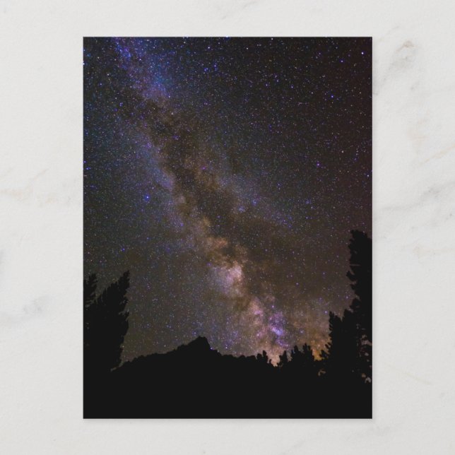 Starry Milky way, California Postcard (Front)